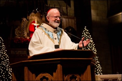 2017 New Year’s Eve Mass at St. Clement Eucharistic Shrine in Boston. Pilot photo/ Mark Labbe 