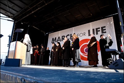 The 45th annual March for Life in Washington, D.C., Jan. 19, 2018. Pilot photo/ Gregory L. Tracy