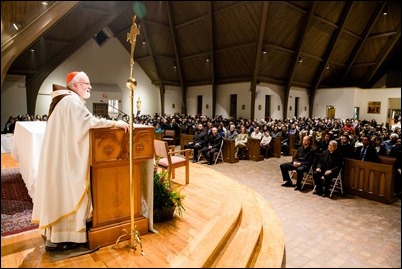 Admission to candidacy of seminarians of the Redemptoris Mater Seminary, held at Immaculate Conception Church, Revere, Mass., Jan. 6, 2017. (Photo by Gregory L. Tracy)