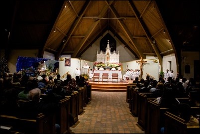 Admission to candidacy of seminarians of the Redemptoris Mater Seminary, held at Immaculate Conception Church, Revere, Mass., Jan. 6, 2017. (Photo by Gregory L. Tracy)