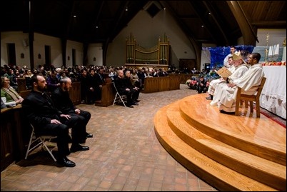 Admission to candidacy of seminarians of the Redemptoris Mater Seminary, held at Immaculate Conception Church, Revere, Mass., Jan. 6, 2017. (Photo by Gregory L. Tracy)