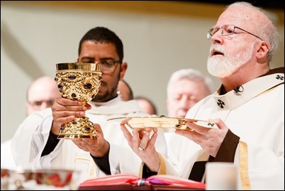 Admission to candidacy of seminarians of the Redemptoris Mater Seminary, held at Immaculate Conception Church, Revere, Mass., Jan. 6, 2017. (Photo by Gregory L. Tracy)