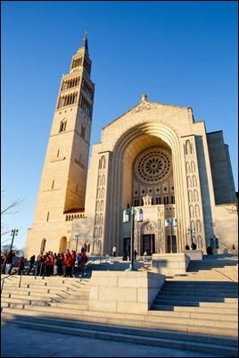 Cardinal Sean P. O’Malley concelebrates the Vigil Mass for Life at the Basilica of the National Shrine of the Immaculate Conception with Cardinal Timothy Dolan of New York, Jan. 18, 2018. Pilot Photo/ Gregory L. Tracy 