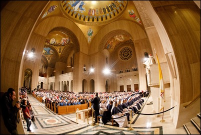 Cardinal Sean P. O’Malley concelebrates the Vigil Mass for Life at the Basilica of the National Shrine of the Immaculate Conception in Washington, D.C., Jan. 18, 2018. Pilot Photo/ Gregory L. Tracy 