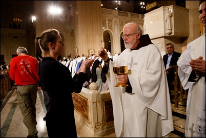 Cardinal Sean P. O’Malley concelebrates the Vigil Mass for Life at the Basilica of the National Shrine of the Immaculate Conception in Washington, D.C., Jan. 18, 2018. Pilot Photo/ Gregory L. Tracy 