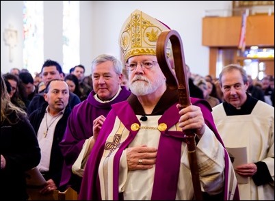 First celebration of the Rite of the Election and Call to Continuing Conversion Immaculate Conception Church in Malden, Feb. 18, 2018. Pilot photo/ Mark Labbe 