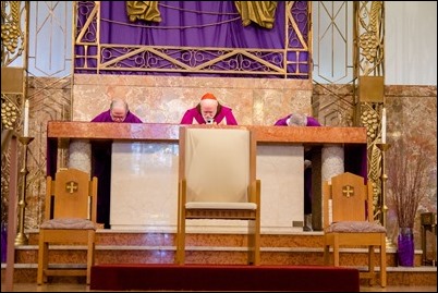 First celebration of the Rite of the Election and Call to Continuing Conversion Immaculate Conception Church in Malden, Feb. 18, 2018. Pilot photo/ Mark Labbe 