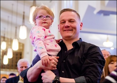 First celebration of the Rite of the Election and Call to Continuing Conversion Immaculate Conception Church in Malden, Feb. 18, 2018. Pilot photo/ Mark Labbe 