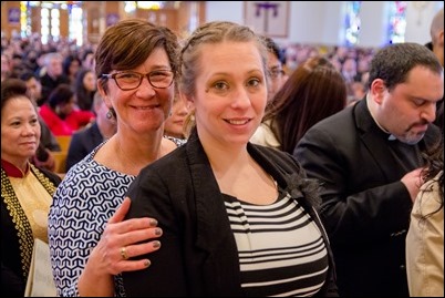 First celebration of the Rite of the Election and Call to Continuing Conversion Immaculate Conception Church in Malden, Feb. 18, 2018. Pilot photo/ Mark Labbe 