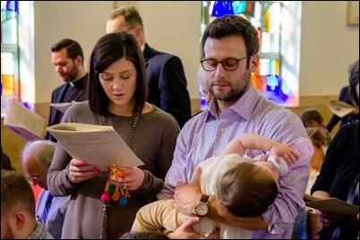 First celebration of the Rite of the Election and Call to Continuing Conversion Immaculate Conception Church in Malden, Feb. 18, 2018. Pilot photo/ Mark Labbe 