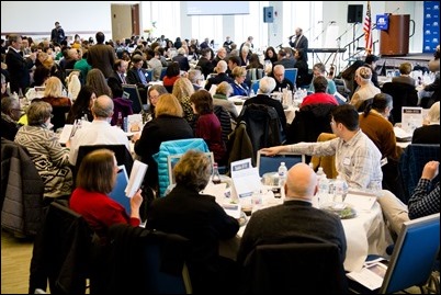 ADL New England’s 11th annual “A Nation of Immigrants” Community Seder, March 4, 2018 and UMass Boston. Pilot photo/ Mark Labbe 