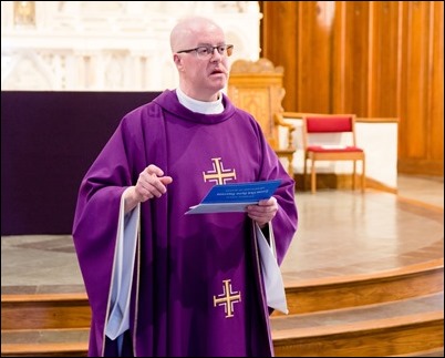 Mass for our Catholic Appeal Commitment Weekend, St. Patrick Church, Lawrence, March 11, 2018. Pilot photo/ Mark Labbe 