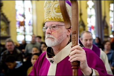 Mass for our Catholic Appeal Commitment Weekend, St. Patrick Church, Lawrence, March 11, 2018. Pilot photo/ Mark Labbe 