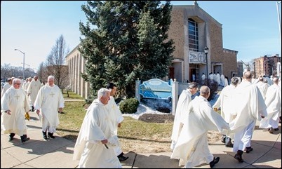 Cardinal Seán P. O'Malley celebrates the annual Chrism Mass at Immaculate Conception Church in Malden, March 27, 2018. Pilot photo/ Gregory L. Tracy 