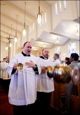 Cardinal Seán P. O'Malley celebrates the annual Chrism Mass at Immaculate Conception Church in Malden, March 27, 2018. Pilot photo/ Gregory L. Tracy 