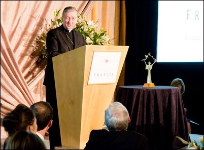 Catholic Extension’s inaugural Boston Spirit of St. Francis award dinner honoring Father William P. Leahy, S.J. President of Boston College held Tuesday, March 20, 2018 at the Mandarin Oriental, Boston. Pilot photo/ Mark Labbe 