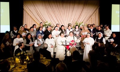 Catholic Extension’s inaugural Boston Spirit of St. Francis award dinner honoring Father William P. Leahy, S.J. President of Boston College held Tuesday, March 20, 2018 at the Mandarin Oriental, Boston. Pilot photo/ Mark Labbe 