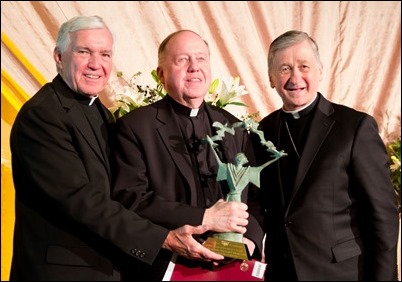 Catholic Extension’s inaugural Boston Spirit of St. Francis award dinner honoring Father William P. Leahy, S.J. President of Boston College held Tuesday, March 20, 2018 at the Mandarin Oriental, Boston. Pilot photo/ Mark Labbe 