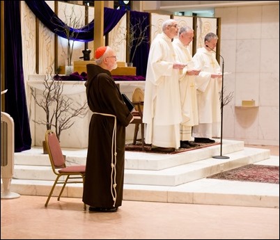 Mass at St. Anthony Shrine in Boston held before the March for Our Lives rally, March 24, 2018. Pilot photo/ Mark Labbe 