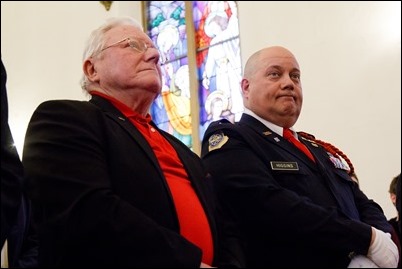 Cardinal O’Malley celebrates a Mass at the Shrine of Divine Mercy in Salem to officially present a relic of Pope St. John Paul II, April 7, 2018. Following the Mass, there was a luncheon, time of prayer and a Way of the Cross procession through the streets of Salem. Pilot photo/ Mark Labbe 