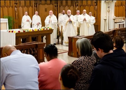 Holy Thursday celebration of the Mass of the Last Supper at the Cathedral of the Holy Cross, March 21, 2018. Pilot photo/ Mark Labbe