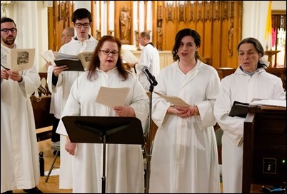 Holy Thursday celebration of the Mass of the Last Supper at the Cathedral of the Holy Cross, March 21, 2018. Pilot photo/ Mark Labbe