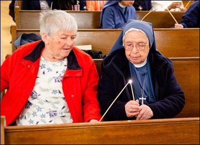 Holy Thursday celebration of the Mass of the Last Supper at the Cathedral of the Holy Cross, March 21, 2018. Pilot photo/ Mark Labbe