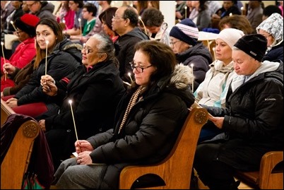 Holy Thursday celebration of the Mass of the Last Supper at the Cathedral of the Holy Cross, March 21, 2018. Pilot photo/ Mark Labbe