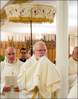 Holy Thursday celebration of the Mass of the Last Supper at the Cathedral of the Holy Cross, March 21, 2018. Pilot photo/ Mark Labbe