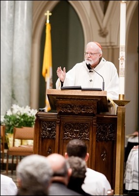 Ordination of Transitional Deacons Joseph Almeida, Maciej Kazimierz Araszkiewicz, Corey Bassett-Tirrell, Marcos Enrique, Timothy Paul Hynes, Przemyslaw Kasprzak, Brother John Edward Koelle OFM Cap., Brian Peter O’Hanlon, Mark Teodor Olejnik, Francis Huy Duc Pham, William Henry Robinson, Carignan Langlois Rouse, Victor Luna Vitug II, and James Paul Wargovich at Immaculate Conception Church in Lowell, April 14, 2018. Pilot photo/ Gregory L. Tracy 