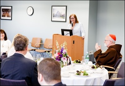 Archdiocese of Boston Excellence in Teaching Award luncheon, May 7, 2018 at the archdiocese’s Pastoral Center in Braintree. Pilot photo/ Gregory L. Tracy 