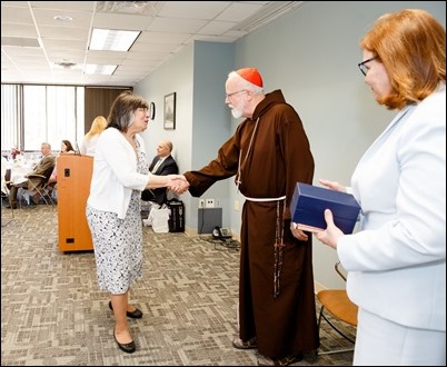 Archdiocese of Boston Excellence in Teaching Award luncheon, May 7, 2018 at the archdiocese’s Pastoral Center in Braintree. Pilot photo/ Gregory L. Tracy 