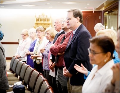 Mass and reception for jubilarian priests and brothers and the archdiocese’s Pastoral Center, May 30, 2018. Pilot photo/ Gregory L. Tracy 