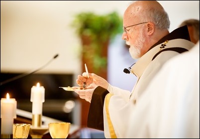 Mass and reception for jubilarian priests and brothers and the archdiocese’s Pastoral Center, May 30, 2018. Pilot photo/ Gregory L. Tracy 