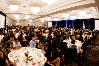 Redemptoris Mater Archdiocesan Missionary Seminary of Boston’s annual Gala Dinner held at June 3, 2018. During the evening, the seminary honored Apostolic Nuncio to the United States Archbishop Christophe Pierre and Dr. Lucy Bayer-Zwirello, Chief of Maternal Fetal Medicine at St. Elizabeth’s Medical Center. Pilot photo/ Gregory L. Tracy