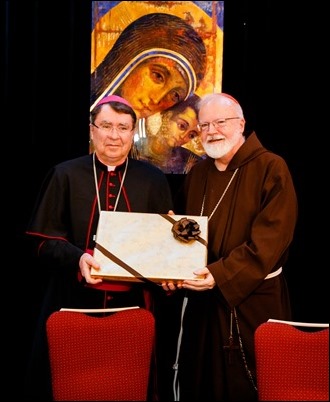 Redemptoris Mater Archdiocesan Missionary Seminary of Boston’s annual Gala Dinner held at June 3, 2018. During the evening, the seminary honored Apostolic Nuncio to the United States Archbishop Christophe Pierre and Dr. Lucy Bayer-Zwirello, Chief of Maternal Fetal Medicine at St. Elizabeth’s Medical Center. Pilot photo/ Gregory L. Tracy