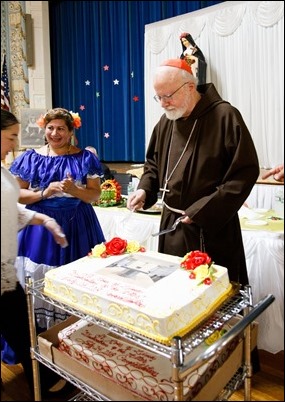 Dedication of the altar of the lower church of St. Rose of Lima, Chelsea, July 24, 2018. Photo by Jacqueline Tetrault, The Pilot