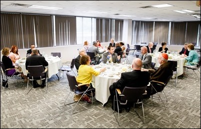 Luncheon for members of the Permanent Deacon class of 2018 and their wives held at the Pastoral Center in Braintree, Aug. 30, 2018. Pilot photo/ Gregory L. Tracy 