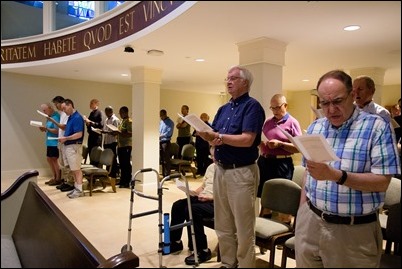 2018 Vianney Cookout for priests held at Pope St. John XXIII Seminary August 2, 2018. Pilot photo/ Jaqueline Tetrault