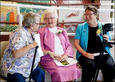 Mass and reception for women religious jubilarians, Sept. 16, 2018. Pilot photo/ Gregory L. Tracy 