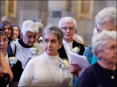 Mass and reception for women religious jubilarians, Sept. 16, 2018. Pilot photo/ Gregory L. Tracy 