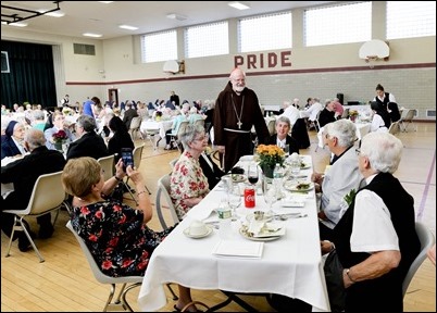 Mass and reception for women religious jubilarians, Sept. 16, 2018. Pilot photo/ Gregory L. Tracy 