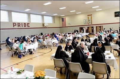 Mass and reception for women religious jubilarians, Sept. 16, 2018. Pilot photo/ Gregory L. Tracy 