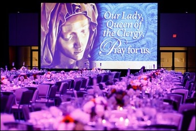 The Archdiocese of Boston’s 10th annual Celebration of the Priesthood Dinner featuring keynote speaker Mark Wahlberg, Sept. 18, 2018 at the Seaport World Trade Center in Boston. (Pilot photo/ Gregory L. Tracy)