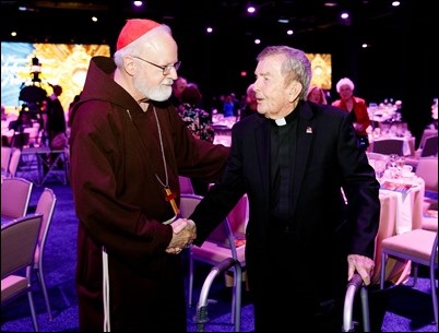 The Archdiocese of Boston’s 10th annual Celebration of the Priesthood Dinner featuring keynote speaker Mark Wahlberg, Sept. 18, 2018 at the Seaport World Trade Center in Boston. (Pilot photo/ Gregory L. Tracy)