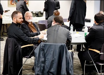 Cardinal O’Malley meets with recently ordained priests, Sept. 18, 2018. Pilot photo/ Gregory L. Tracy 