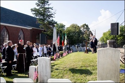 Bicentennial ceremony and Mass at St. Augustine Chapel and Cemetery in South Boston, Sept. 15, 2018. Pilot photo/ Jacqueline Tetrault 