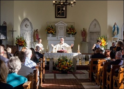 Bicentennial ceremony and Mass at St. Augustine Chapel and Cemetery in South Boston, Sept. 15, 2018. Pilot photo/ Jacqueline Tetrault 