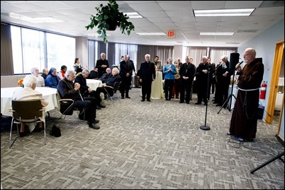 Reception for Bishop John A. Dooher, Oct. 18, 2018. (Pilot photo/ Gregory L. Tracy)