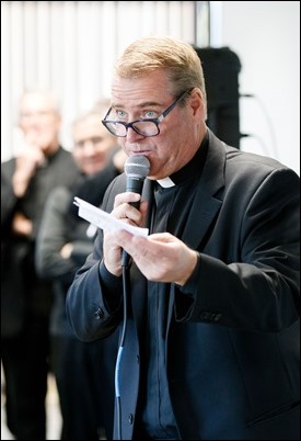 Reception for Bishop John A. Dooher, Oct. 18, 2018. (Pilot photo/ Gregory L. Tracy)